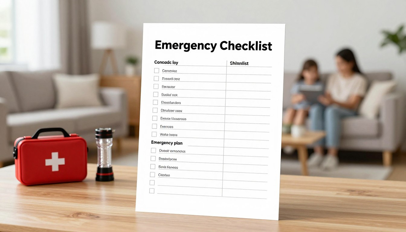 Free Printable Home Emergency Preparedness Checklist